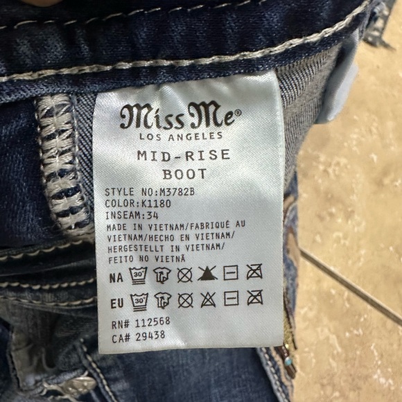 Miss me embroidery jeans size 31 - Picture 5 of 5